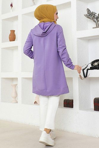 moda selvim Combined 2435SL432 Lila&Ekru - Thumbnail