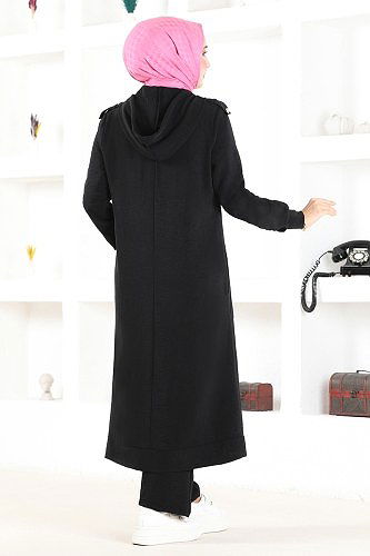 moda selvim طقم أسود 2436SL432 - Thumbnail