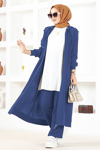 moda selvim طقم ازرق 2436SL432 - Thumbnail