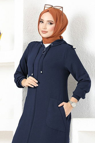 moda selvim طقم كحلي 2436SL432 - Thumbnail