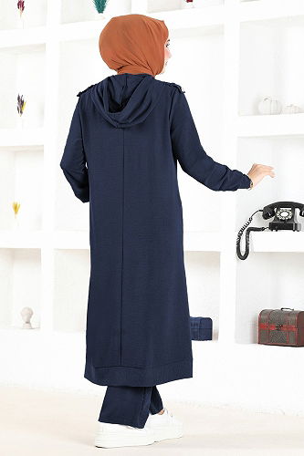 moda selvim طقم كحلي 2436SL432 - Thumbnail