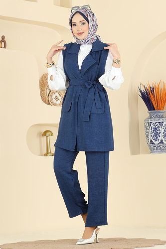 moda selvim Combined 2456HBS856 Navy Blue - Thumbnail