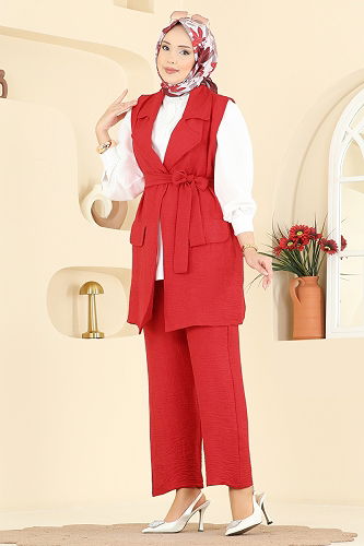 moda selvim Combined 2456HBS856 Red - Thumbnail