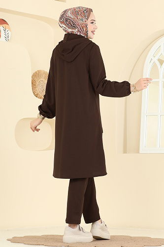 moda selvim Combined 25007UKB139 Brown - Thumbnail