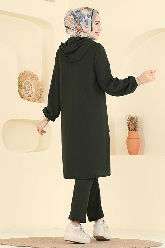 moda selvim Combined 25007UKB139 Khaki - Thumbnail