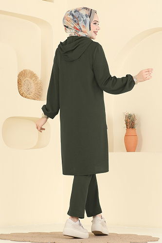 moda selvim Combined 25007UKB139 Khaki - Thumbnail