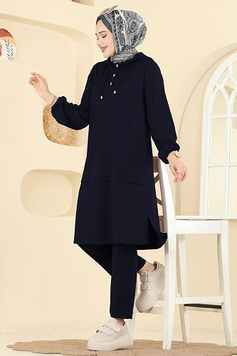 moda selvim Combined 25007UKB139 Navy Blue - Thumbnail