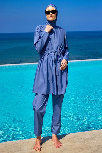 moda selvim 2502MRNK1139 Blue - Thumbnail