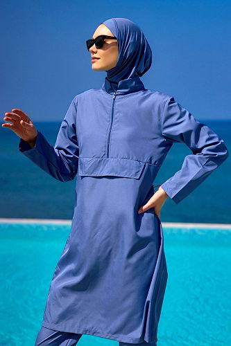 moda selvim 2503MRNK1139 Blue - Thumbnail