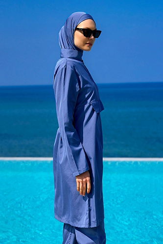 moda selvim 2503MRNK1139 Blue - Thumbnail