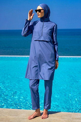 moda selvim أزرق 2503MRNK1139 - Thumbnail