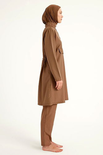 moda selvim 2503MRNK1139 Brown - Thumbnail