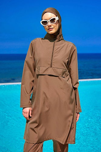 moda selvim بني 2503MRNK1139 - Thumbnail