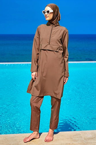 moda selvim بني 2503MRNK1139 - Thumbnail