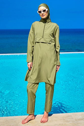 moda selvim 2503MRNK1139 Green - Thumbnail