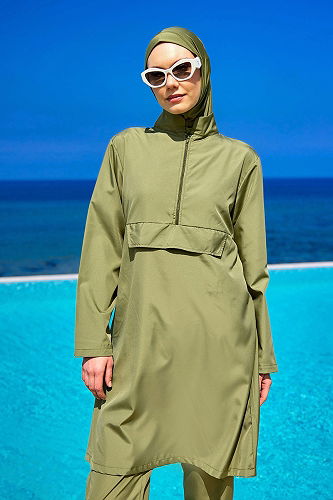 moda selvim أخضر 2503MRNK1139 - Thumbnail