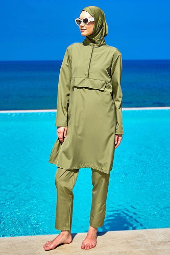 moda selvim أخضر 2503MRNK1139 - Thumbnail