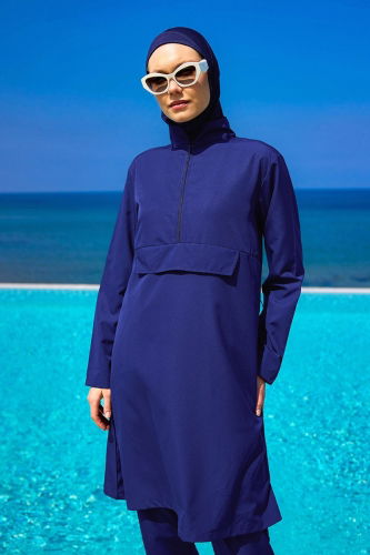 moda selvim كحلي 2503MRNK1139 - Thumbnail