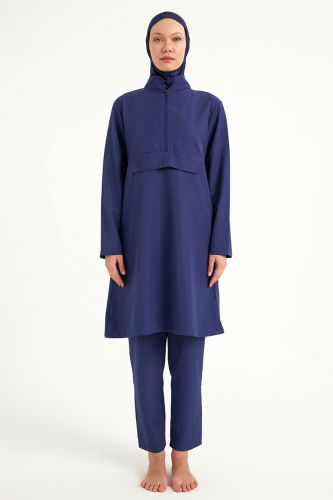 moda selvim كحلي 2503MRNK1139 - Thumbnail
