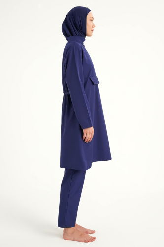 moda selvim كحلي 2503MRNK1139 - Thumbnail