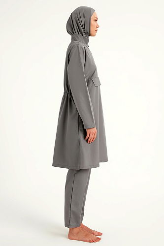 moda selvim رمادي غامق 2503MRNK1139 - Thumbnail