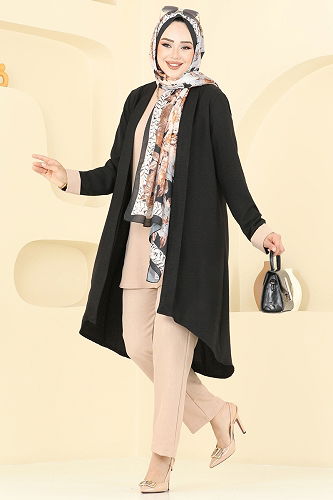 moda selvim Combined 25071MTS1094 Black - Thumbnail