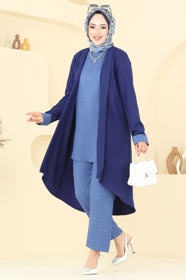 Modaselvim NET 20%+20% DISCOUNT IN THE CARD Combined 25071MTS1094 Navy Blue