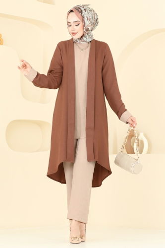 moda selvim Combined 25071MTS1094 Tan - Thumbnail
