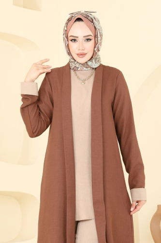 moda selvim Combined 25071MTS1094 Tan - Thumbnail