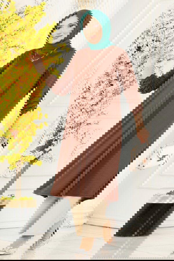 Modaselvim خصم صافٍ20%+20% في سلة التسوق طقم بني وبيج 250DVL817