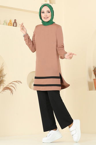 moda selvim Combined 2516SL432 Latte & Black - Thumbnail