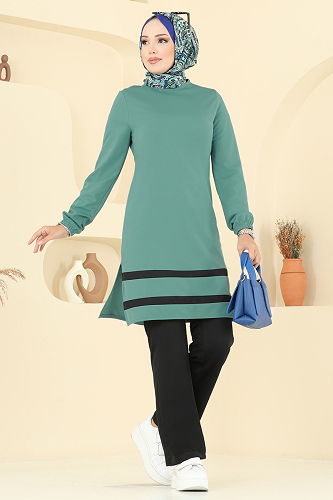 moda selvim Combined 2516SL432 Mint & Black - Thumbnail