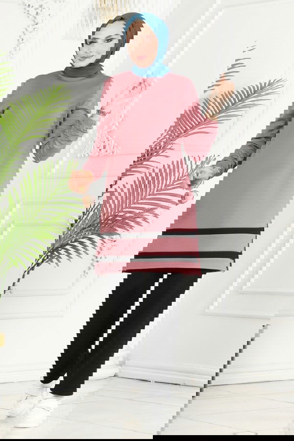 Modaselvim خصم صافٍ20%+20% في سلة التسوق طقم وردي واسود 2516SL432