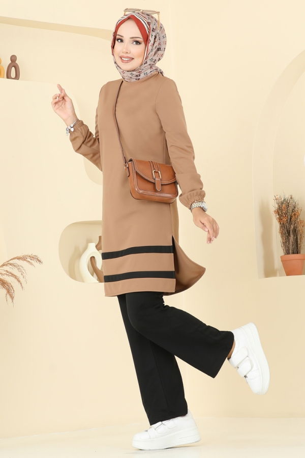 Modaselvim خصم صافٍ20%+20% في سلة التسوق طقم بيج وأسود 2516SL432