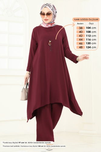 B.G.S. - Combined 2525BG354 Burgundy