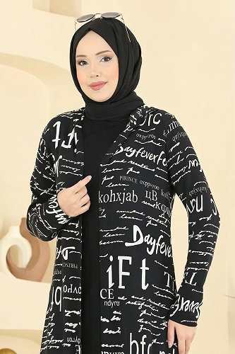 moda selvim Combined 2525ERK1158 Black - Thumbnail