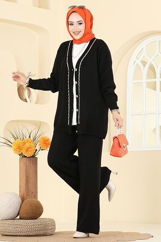 moda selvim Combined 25302BRZ597 Black - Thumbnail