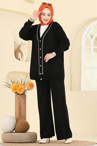 moda selvim Combined 25302BRZ597 Black - Thumbnail