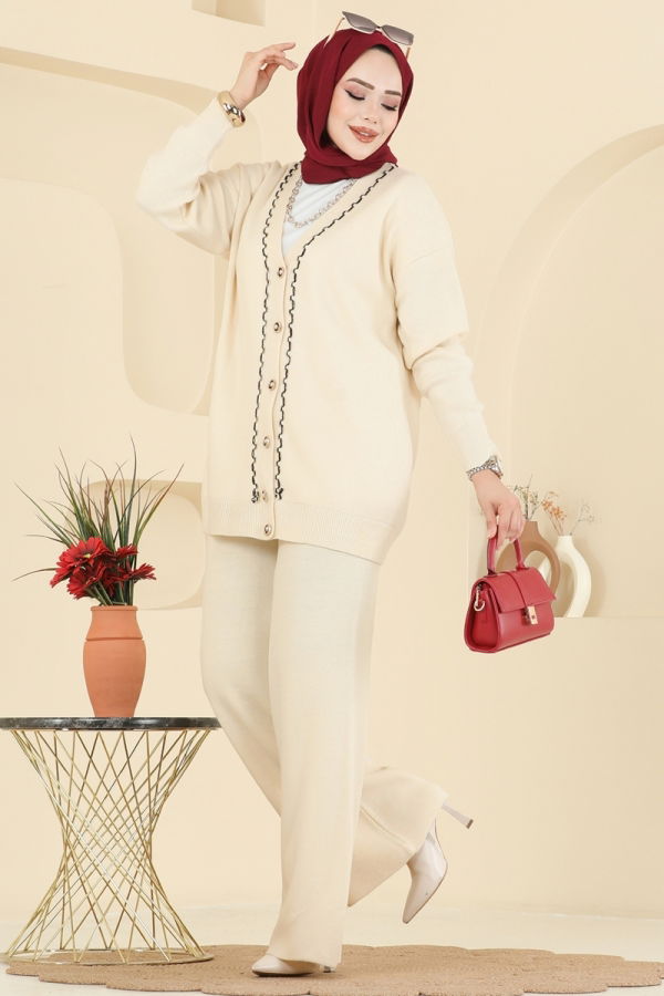 Modaselvim الاطقم طقم بيج 25302BRZ597