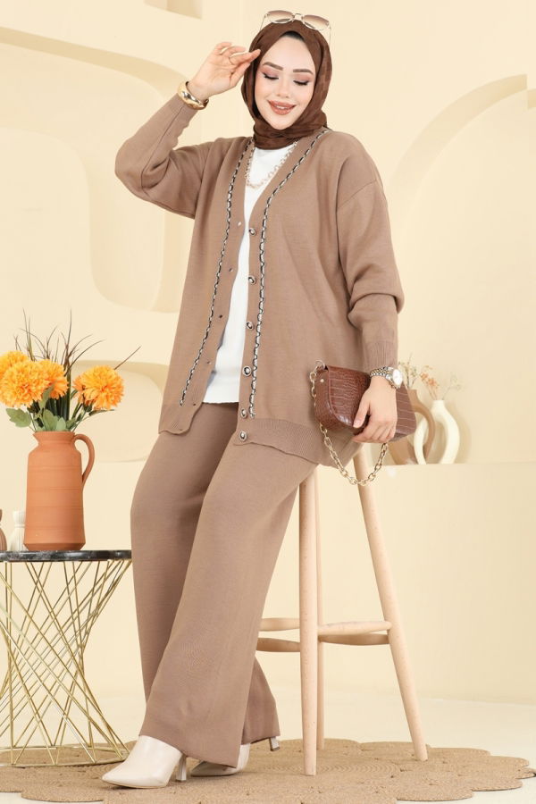 Modaselvim الاطقم طقم بيج 25302BRZ597