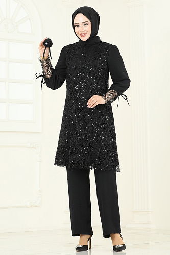 moda selvim Combined 2547ELC1143 Black - Thumbnail