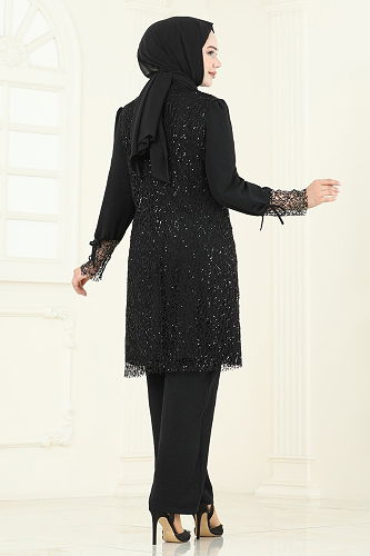 moda selvim Combined 2547ELC1143 Black - Thumbnail