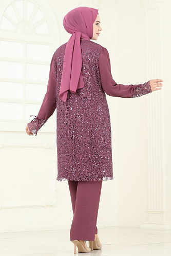 moda selvim Combined 2547ELC1143 Dark Rose Dusky - Thumbnail