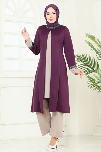 moda selvim Combined 2550ASMK1074 Vision & Damson - Thumbnail