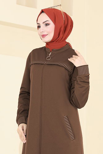 moda selvim طقم بني 2554SL432 - Thumbnail