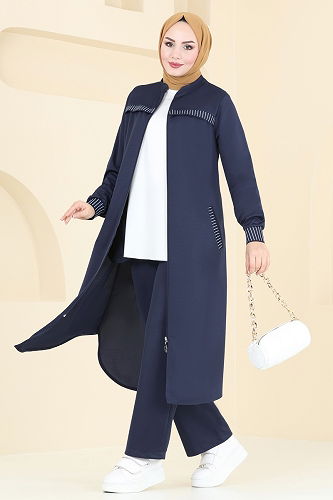 moda selvim Combined 2554SL432 Navy Blue - Thumbnail