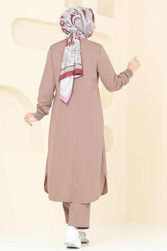 moda selvim طقم بيج 2554SL432 - Thumbnail