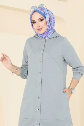 moda selvim طقم رمادي 2560SL432 - Thumbnail