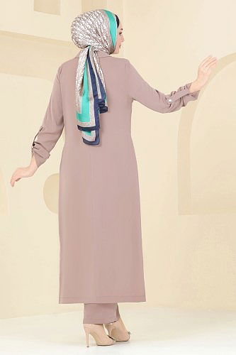 moda selvim طقم بيج 2575SL432 - Thumbnail