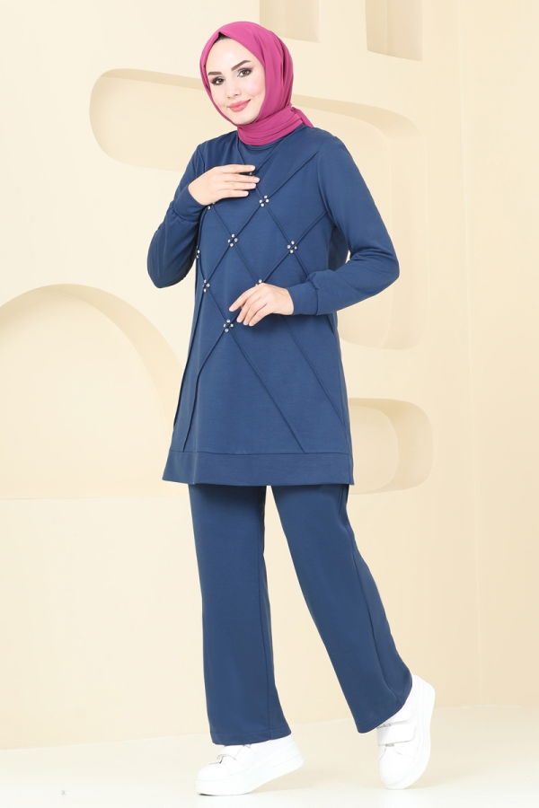 Modaselvim NET 20%+20% DISCOUNT IN THE CARD Combined 2578SL432 Indigo